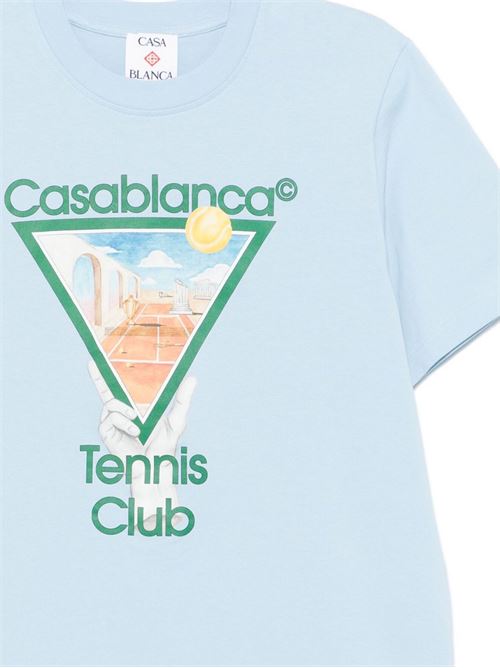 T-shirt con stampa CASABLANCA | UMPS25JTS00109METAPHYSICAL TENNIS ICON